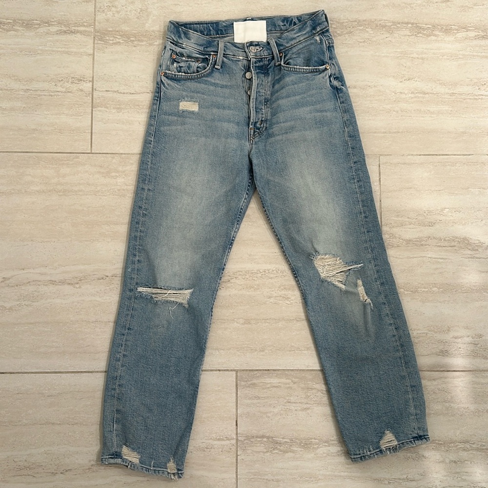 Mother Superior Tomcat Jeans 26 The Confession Straight Highrise
